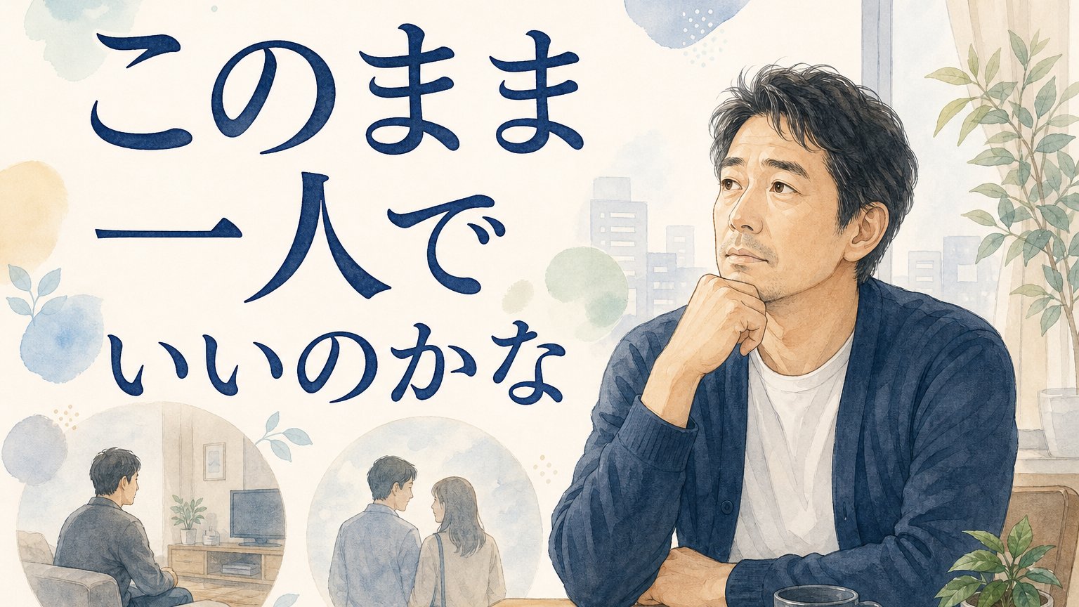 「このまま一人でいいのかな」… 46歳まで独身だった夫が、結婚したくなった理由